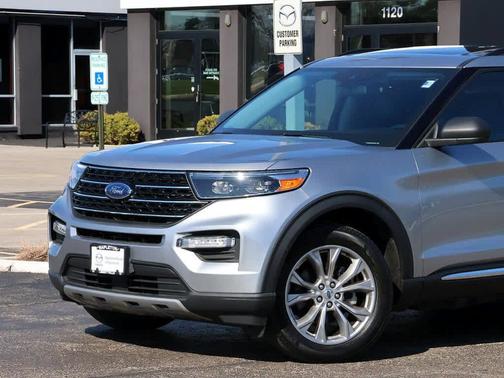 Iconic Silver 2021 Ford Explorer XLT
