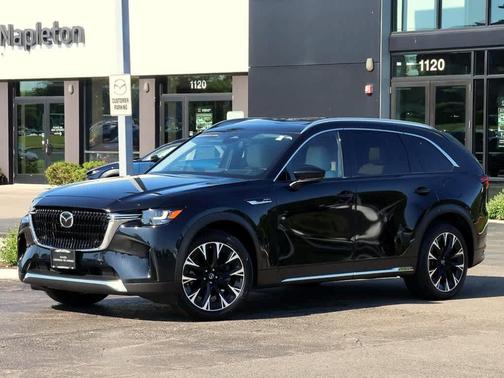 Jet Black Mica 2024 Mazda CX-90 PHEV Premium