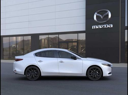 Snowflake White Pearl 2026 Mazda Mazda3 2.5 S Carbon Edition