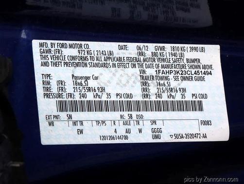 2012 Ford Focus SE