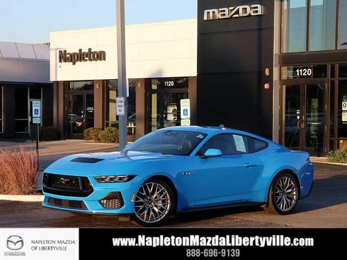 Grabber Blue 2025 Ford Mustang GT Premium