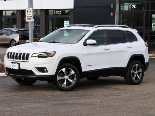 Bright White Clearcoat 2019 Jeep Cherokee Limited