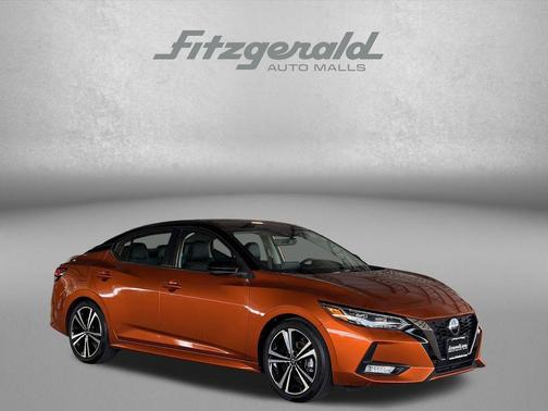 Monarch Orange Metallic/Super Black 2023 Nissan Sentra SR