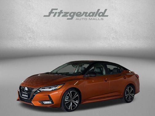 Monarch Orange Metallic/Super Black 2023 Nissan Sentra SR