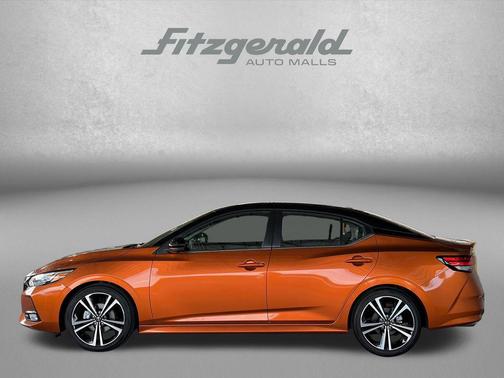 Monarch Orange Metallic/Super Black 2023 Nissan Sentra SR