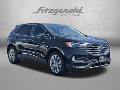 AGATE BLACK METALLIC 2024 Ford Edge Titanium
