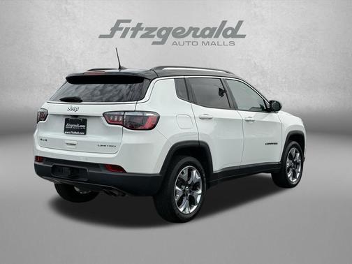 White Clearcoat 2021 Jeep Compass Limited