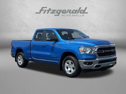 Hydro Blue Pearlcoat 2021 RAM 1500 Big Horn/Lone Star