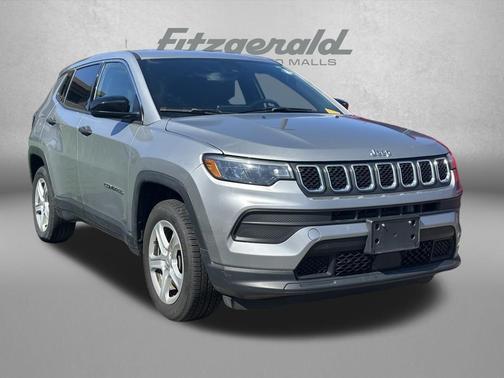 Billet Silver Metallic Clearcoat 2023 Jeep Compass Sport