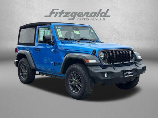 Hydro Blue Pearlcoat 2024 Jeep Wrangler Sport S