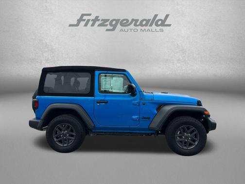 Hydro Blue Pearlcoat 2024 Jeep Wrangler Sport S
