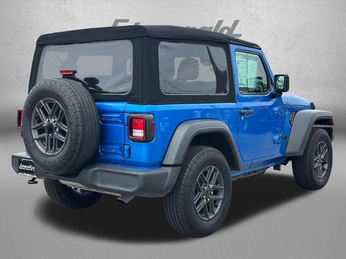 Hydro Blue Pearlcoat 2024 Jeep Wrangler Sport S