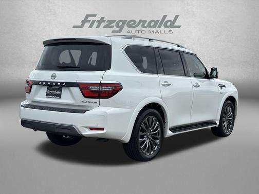 Aspen White TriCoat Pearl 2022 Nissan Armada Platinum 4WD
