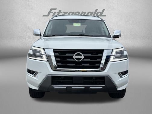 Aspen White TriCoat Pearl 2022 Nissan Armada Platinum 4WD