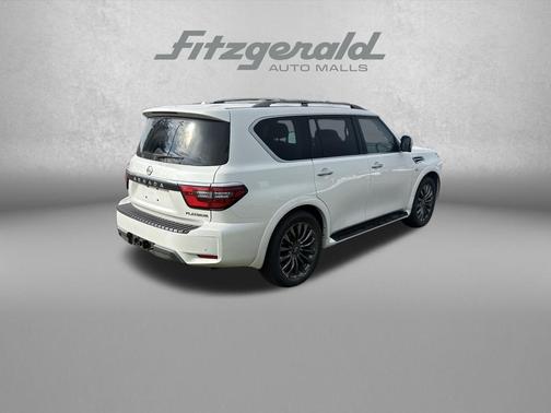 Aspen White TriCoat Pearl 2022 Nissan Armada Platinum 4WD