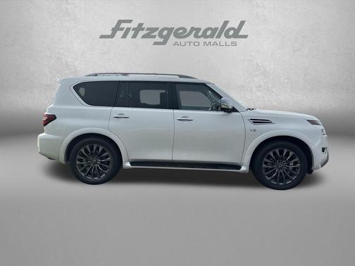 Aspen White TriCoat Pearl 2022 Nissan Armada Platinum 4WD