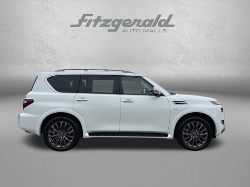 Aspen White TriCoat Pearl 2022 Nissan Armada Platinum 4WD