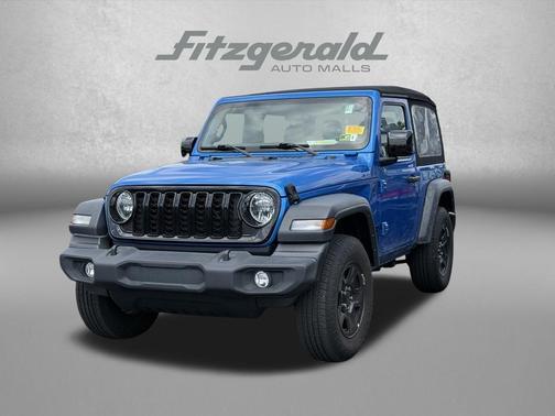 Hydro Blue Pearlcoat 2024 Jeep Wrangler Sport
