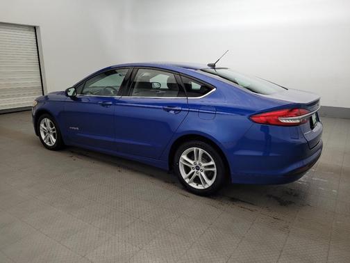 Blue 2018 Ford Fusion Hybrid S