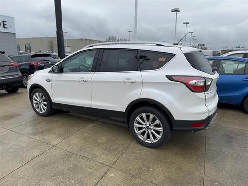 White Platinum Tri-Coat Metallic 2017 Ford Escape Titanium