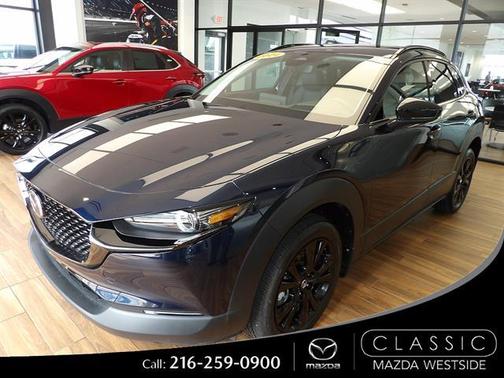 Deep Crystal Blue Mica 2025 Mazda CX-30 Premium Package