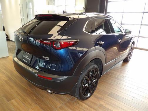 Deep Crystal Blue Mica 2025 Mazda CX-30 Premium Package