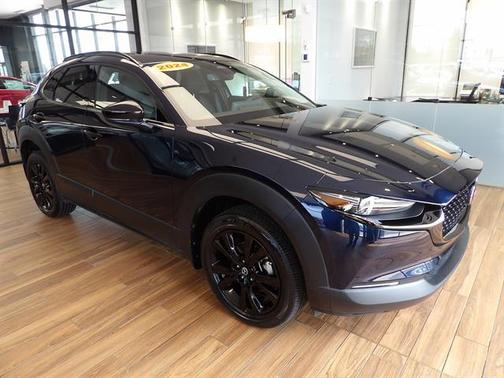 Deep Crystal Blue Mica 2025 Mazda CX-30 Premium Package
