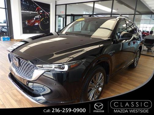 Jet Black Mica 2025 Mazda CX-5 2.5 Turbo Signature