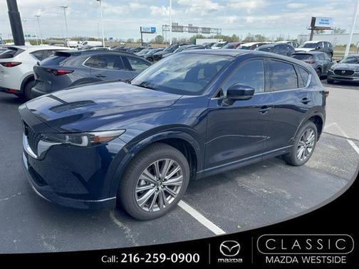 Deep Crystal Blue Mica 2025 Mazda CX-5 2.5 Turbo Signature
