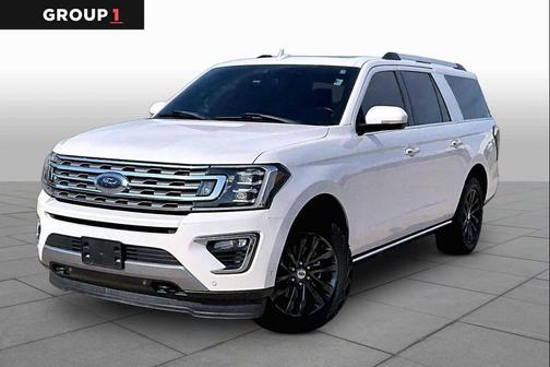 White Platinum Metallic Tri-Coat 2019 Ford Expedition Max Limited