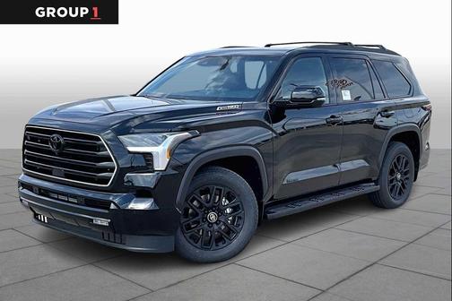 Midnight Black Metallic 2026 Toyota Sequoia Limited