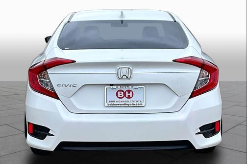 White Orchid Pearl 2018 Honda Civic EX