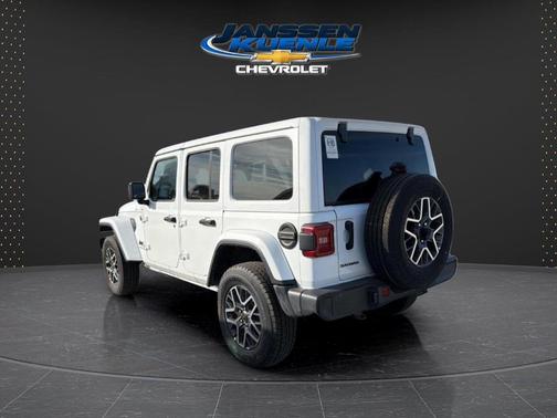 Bright White Clearcoat 2025 Jeep Wrangler Sahara