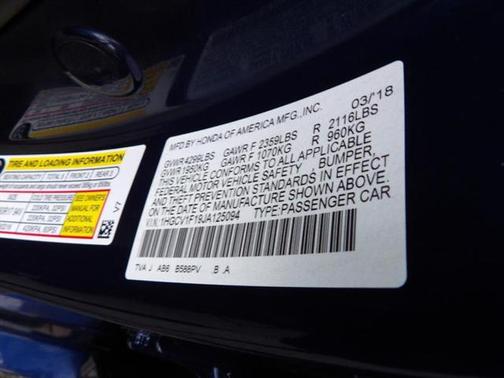 2018 Honda Accord LX