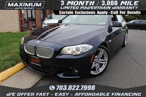 2013 BMW 550 550I 4 DOOR SEDAN 4.4L V8