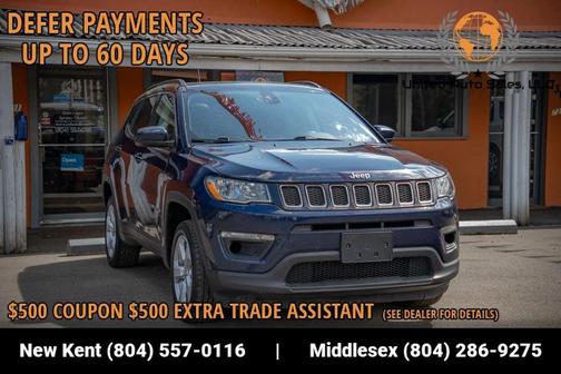 Blue 2018 Jeep Compass Latitude