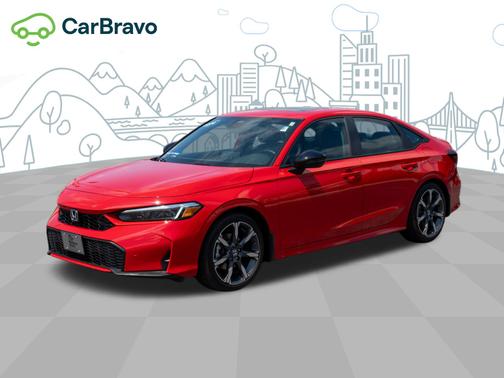 Rallye Red 2026 Honda Civic Hybrid Sport Touring