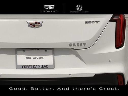 Summit White 2024 Cadillac CT4 Premium Luxury
