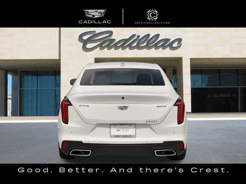Summit White 2024 Cadillac CT4 Premium Luxury