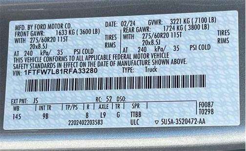 2024 Ford F-150 Platinum