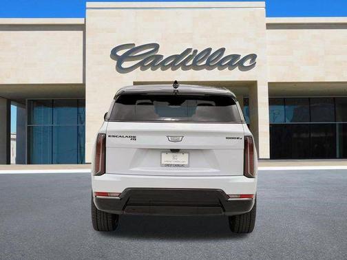 Vibrant White Tricoat 2026 Cadillac Escalade IQ Premium Sport