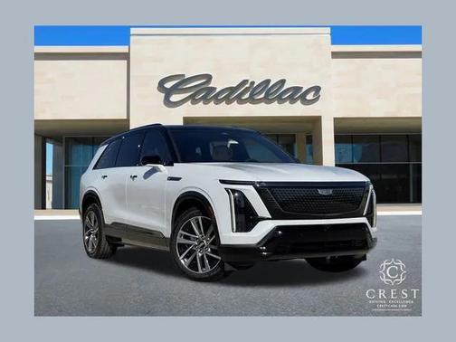 Vibrant White Tricoat 2026 Cadillac VISTIQ Sport SUV
