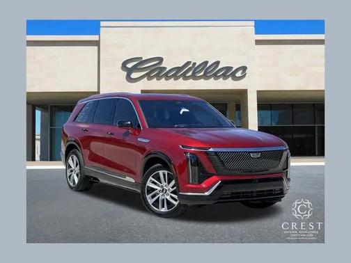 Radiant Red Tintcoat 2026 Cadillac VISTIQ Luxury SUV