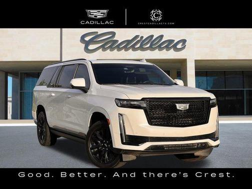 Crystal White Tricoat 2022 Cadillac Escalade ESV Sport Platinum