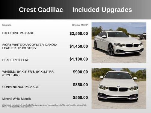 White 2019 BMW 440 Gran Coupe i