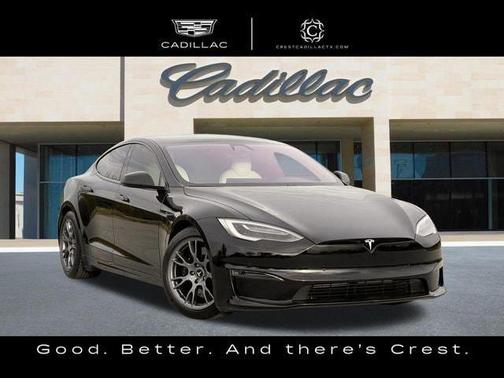 Solid Black 2021 Tesla Model S Plaid