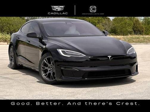 Solid Black 2021 Tesla Model S Plaid