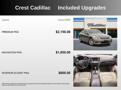 Smoky Quartz 2011 INFINITI G37x Base