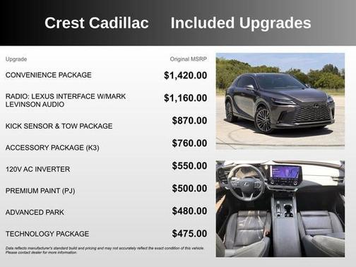 Cloudburst Gray 2025 Lexus RX 350h Luxury