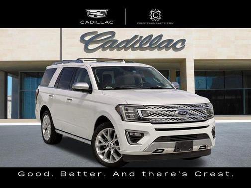 White Platinum Metallic Tri-Coat 2018 Ford Expedition Platinum